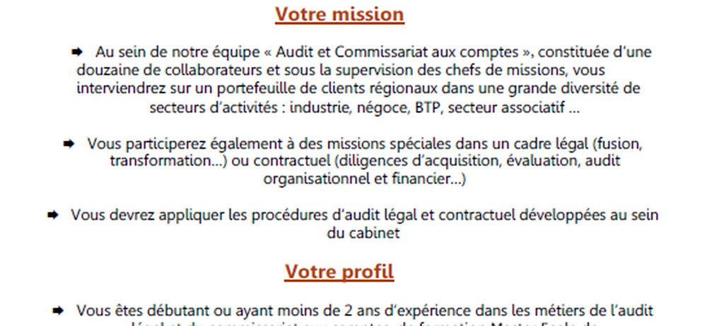 Notre cabinet recrute :