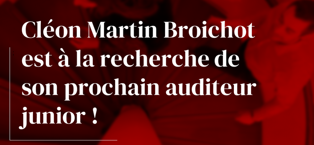 Cléon Martin Broichot recrute ...
